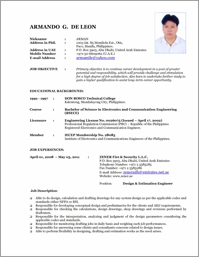 Best Resume Templates M&a Role