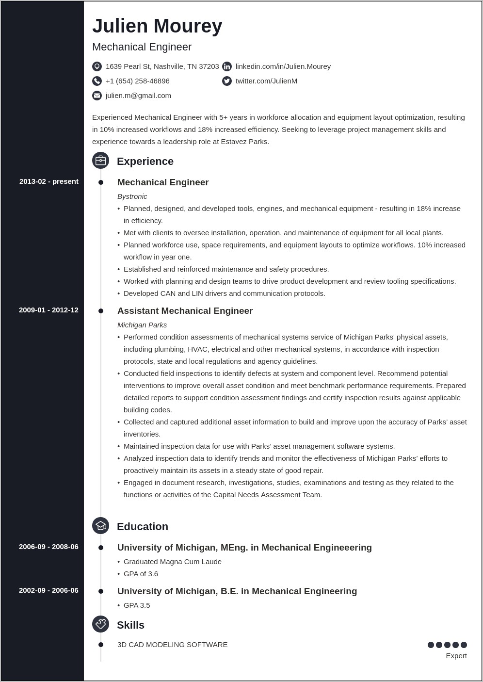 Best Resume Title For Experienced Engineers