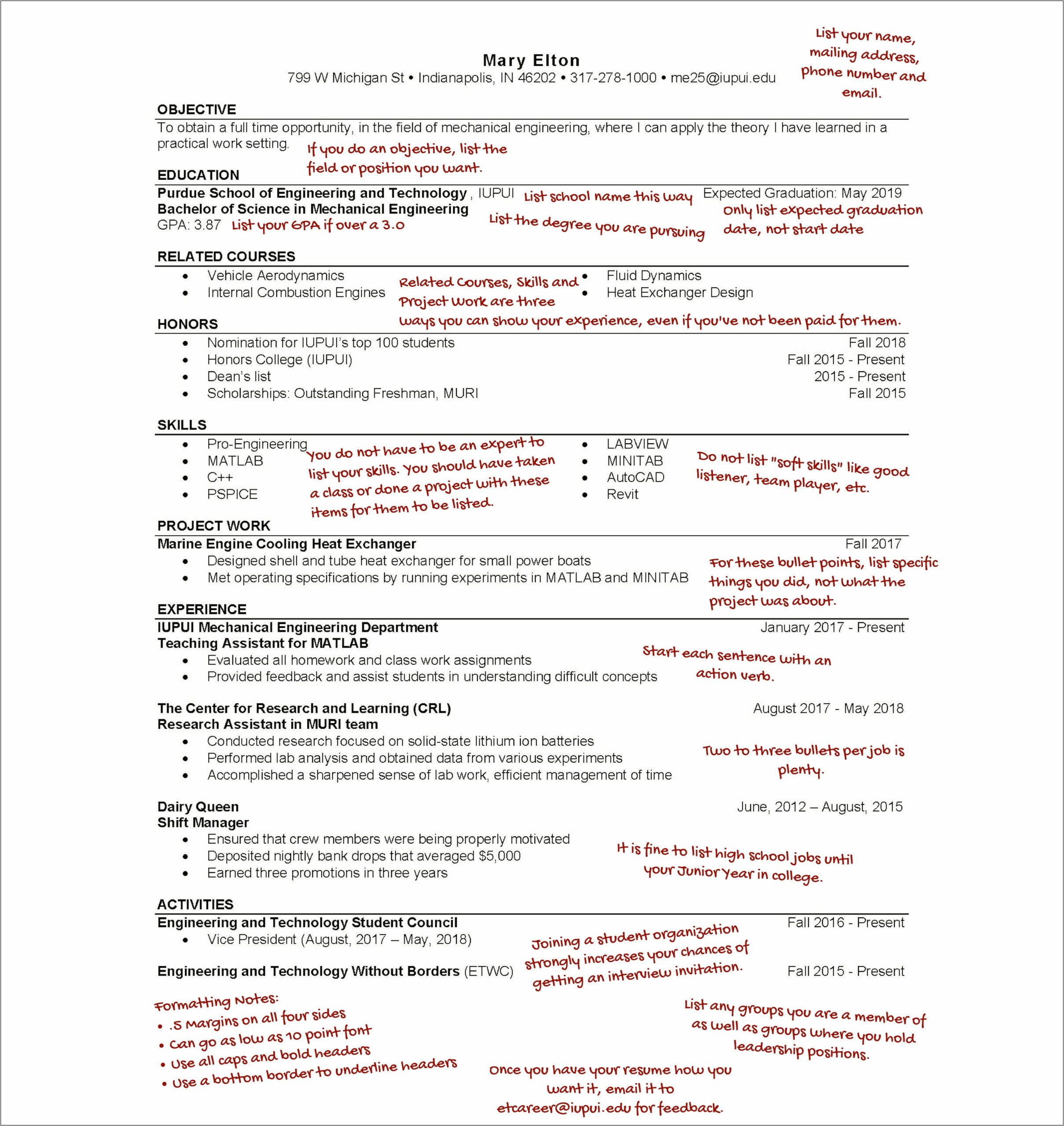 Best Resumes For College Drop Outs
