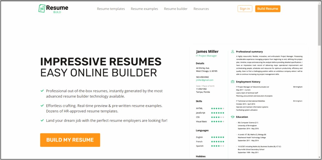 Best Site To Found A Resume