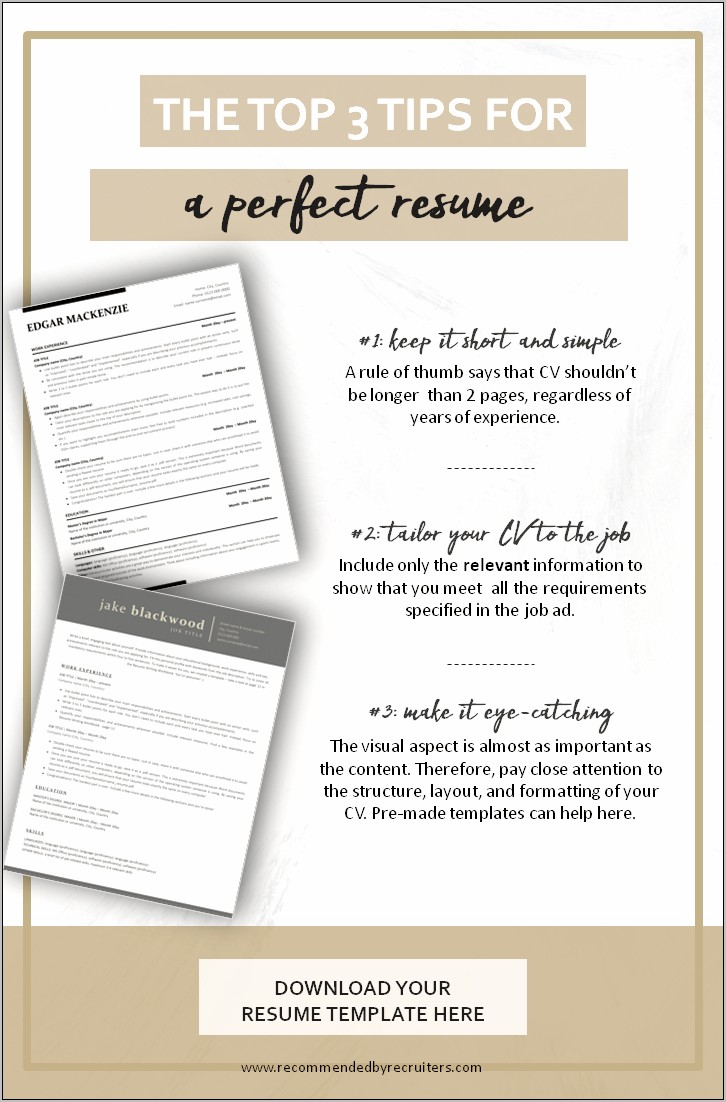 Best Tips For A Great Resume