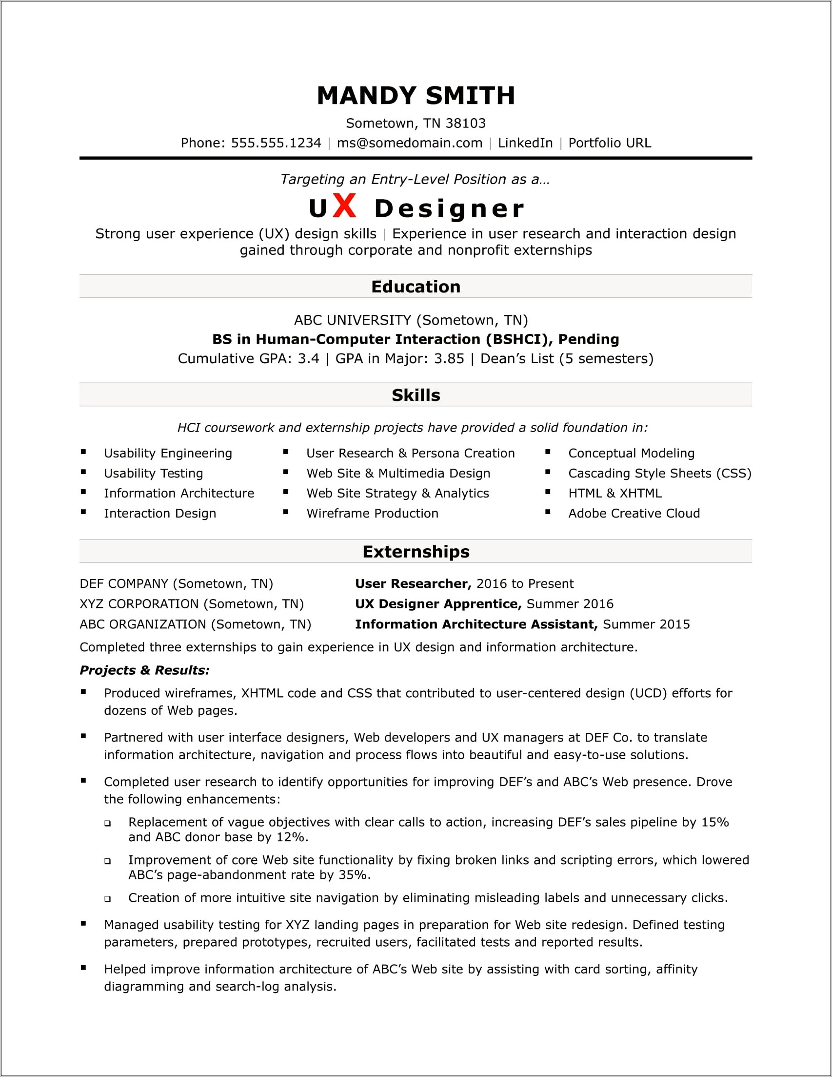 Best Ui Ux Designer Resume Pdf