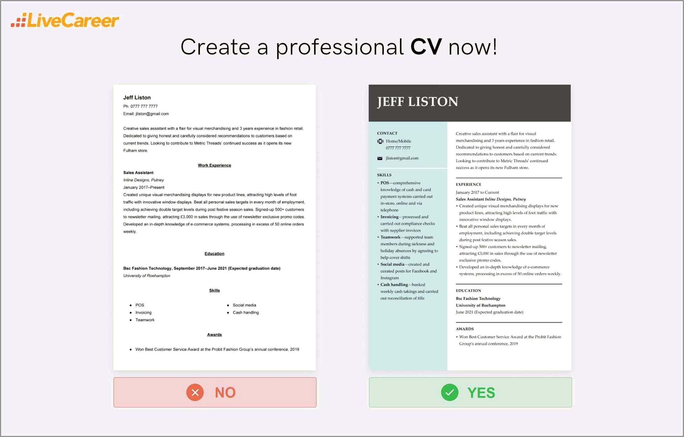 Best Way To Layout A Resume