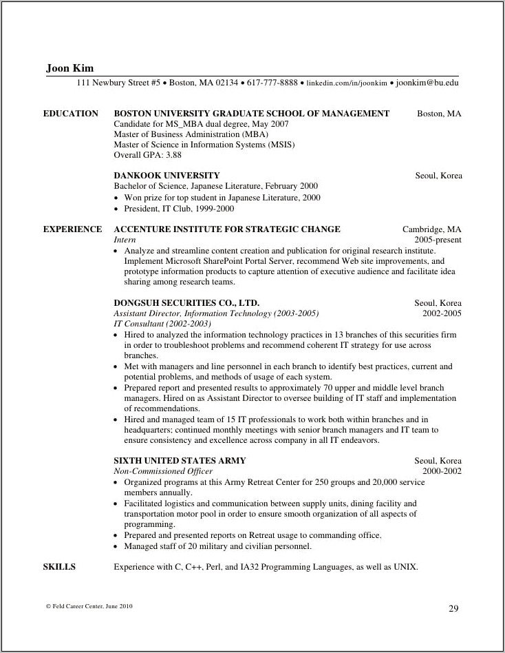 Best Way To List Degree On Resume