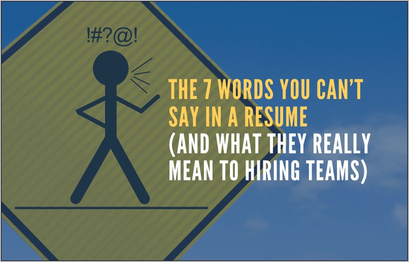 Best Way To Say Things For Resume