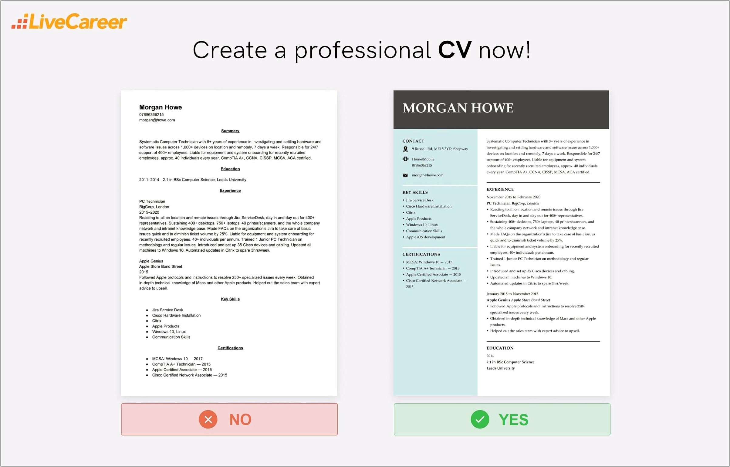 Best Way To Write Up A Resume