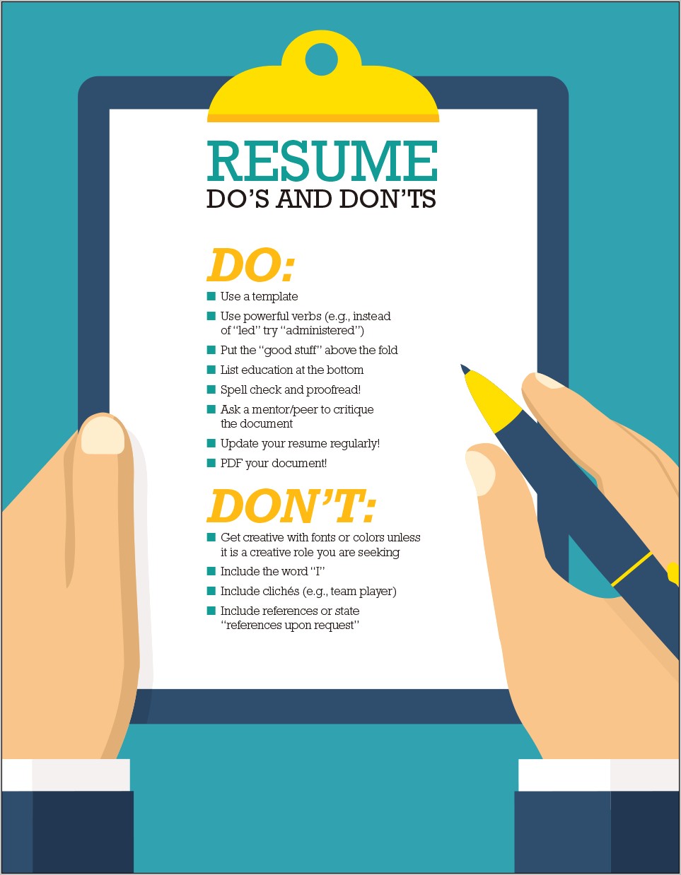 Best Words To Include In Resume