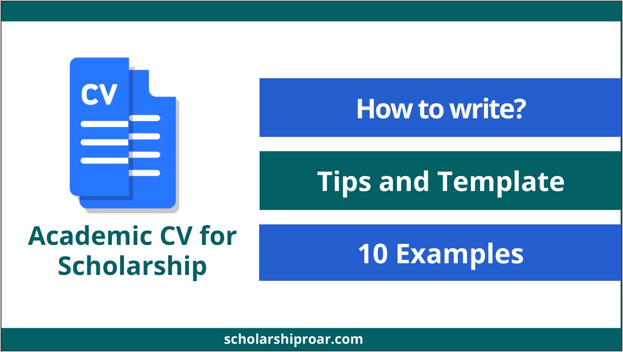 Best Words To Include On Scholarship Resume
