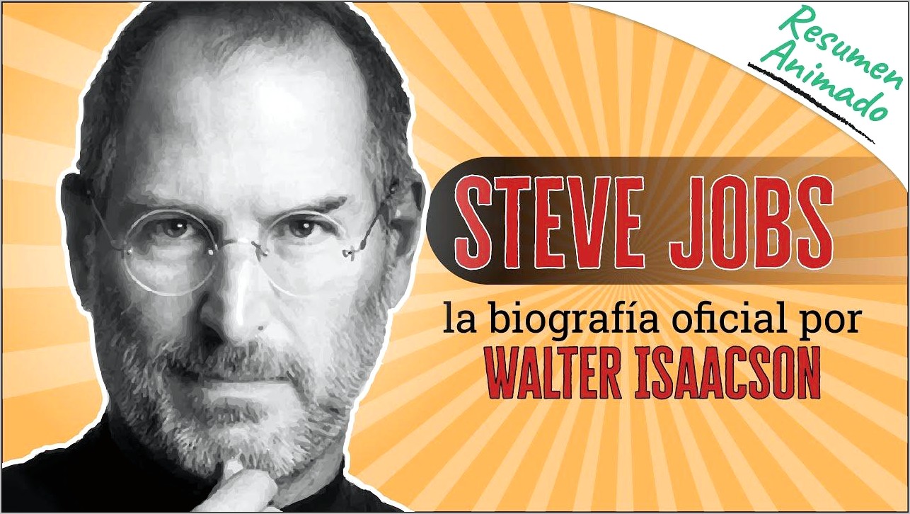 Biografia De Steve Jobs Libro Resumen