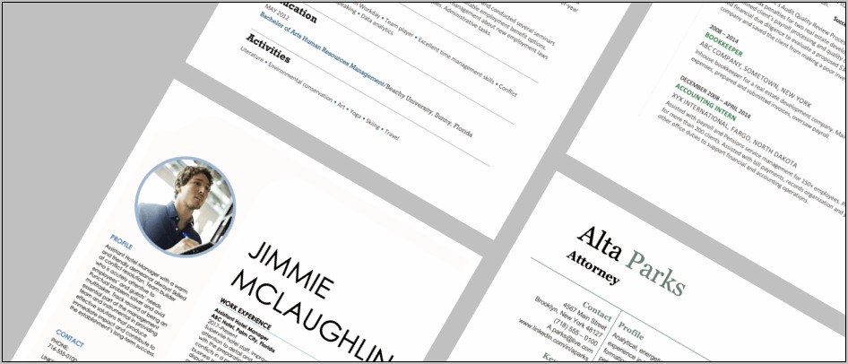 Blank Free Resume Templates For Download