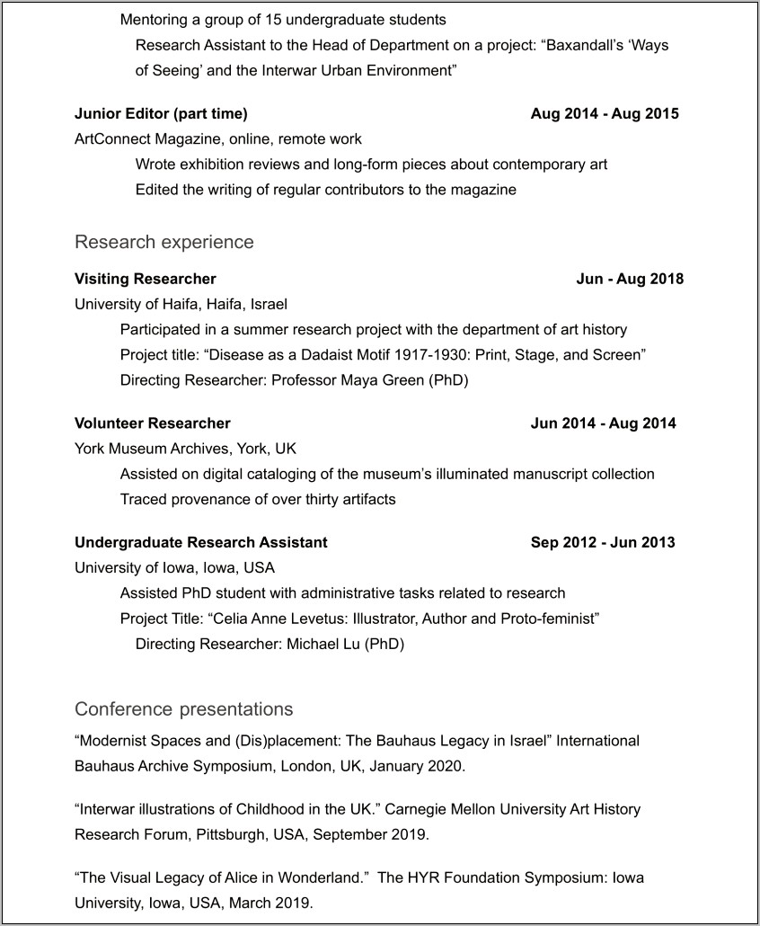 Blank Resume Template For Medieval Students