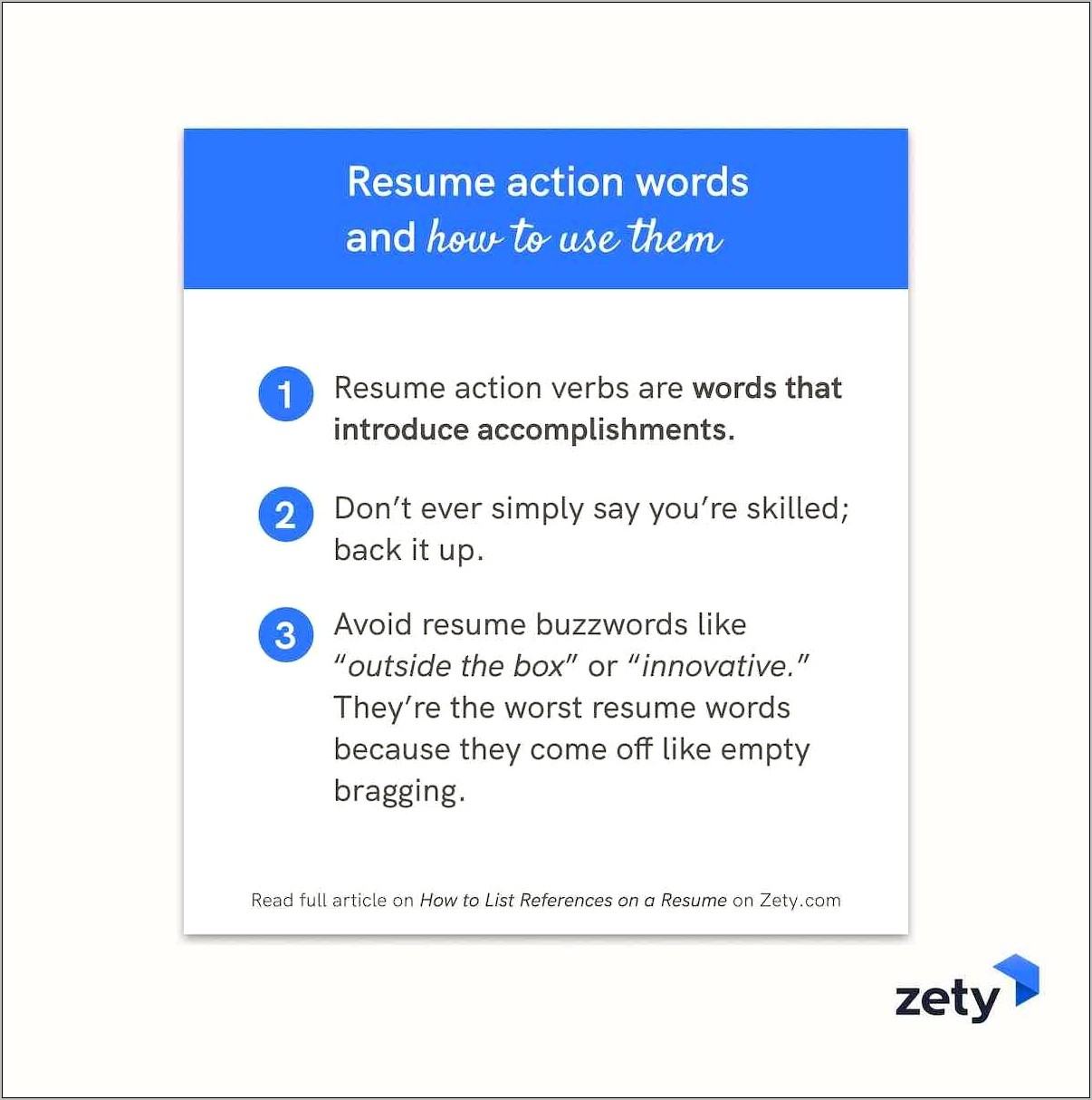 Buzz Words To Have On Your Resume