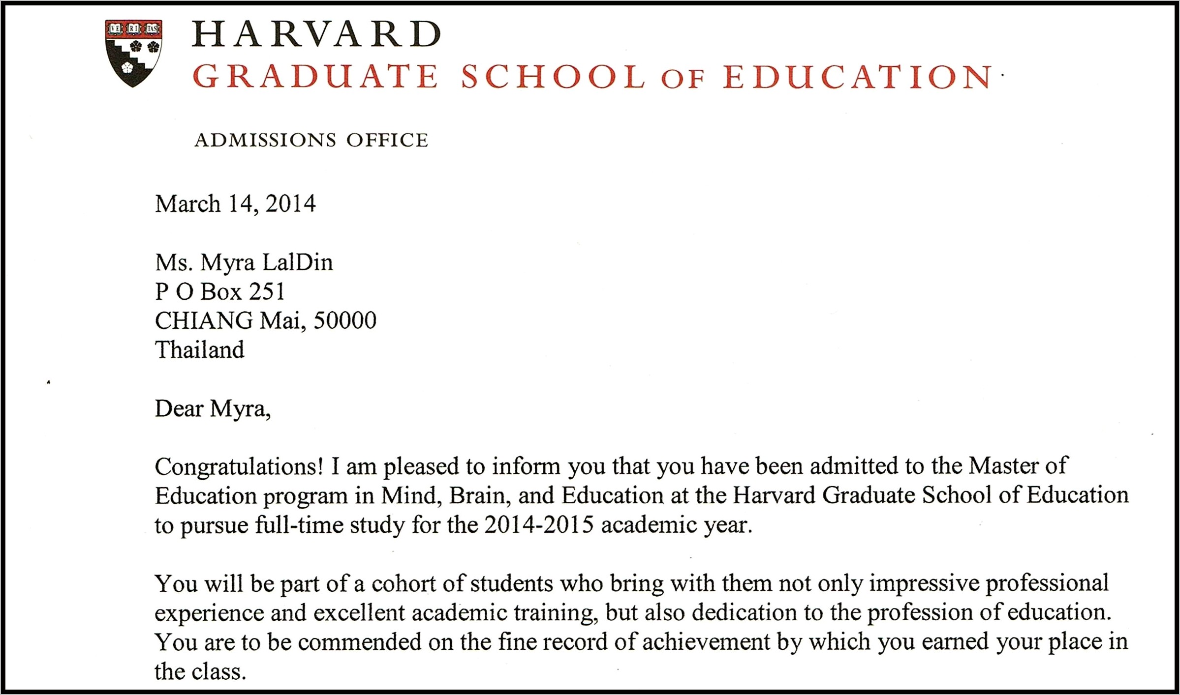 Can I Put Harvard Extension School On Resume