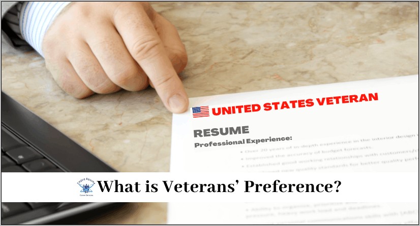 Can I Put Veterans Preference On A Resume