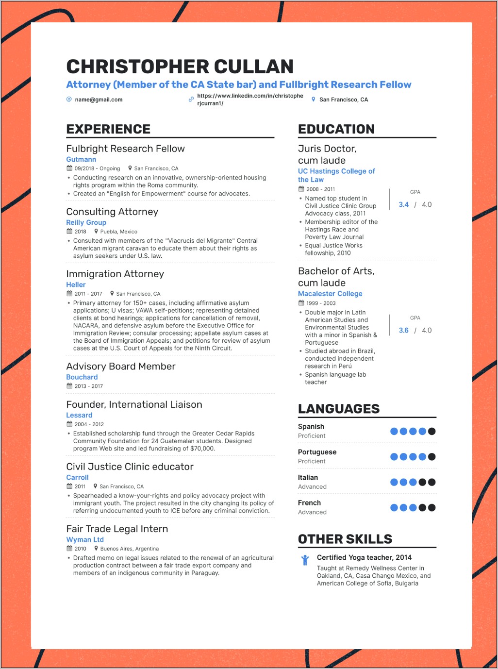 Can You Put A Blog In Resume
