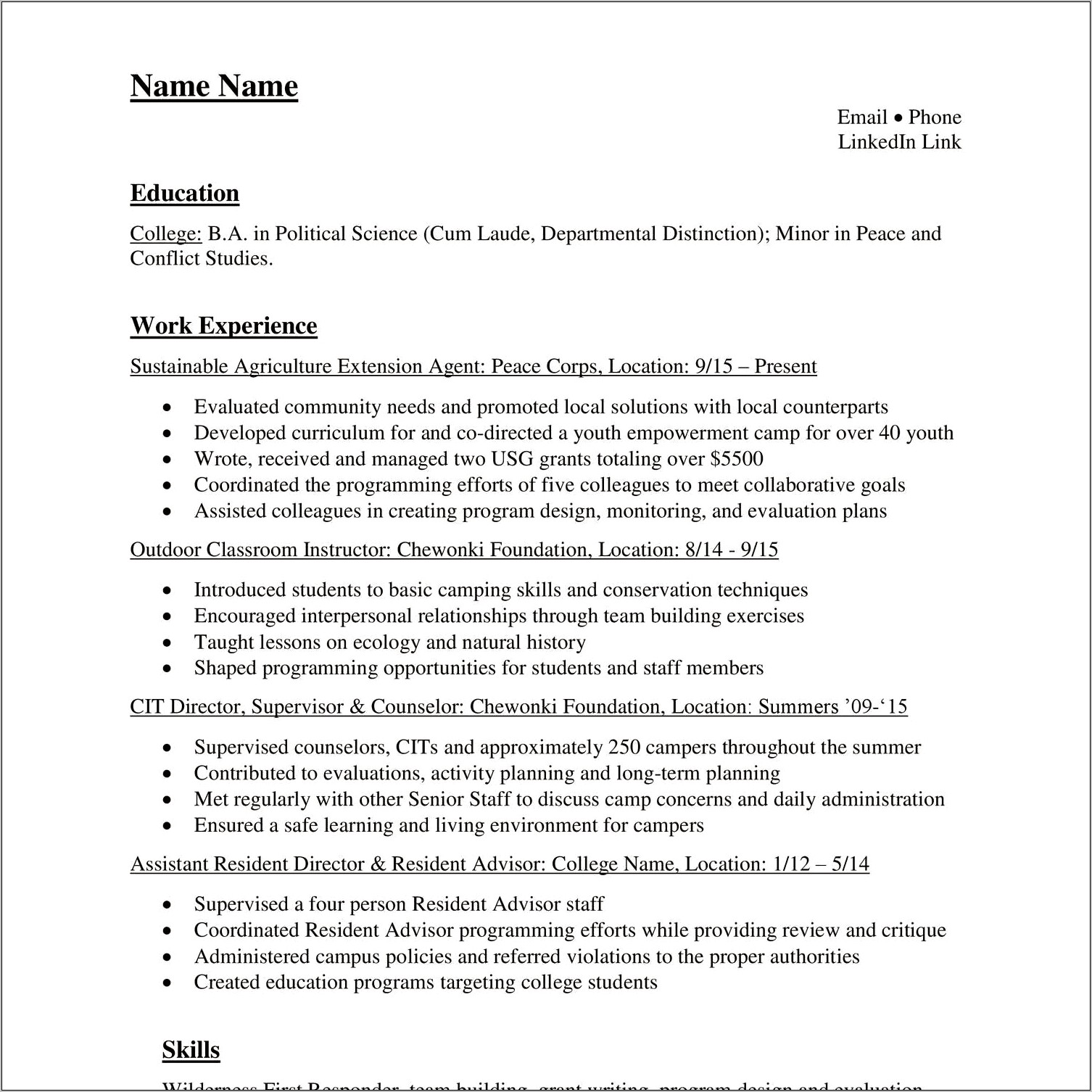 Can You Put Grant Provider On Resume Reddit