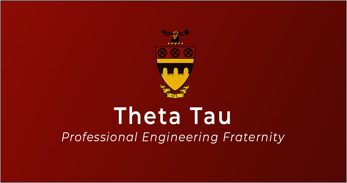 Can You Put Theta Tau On Resume