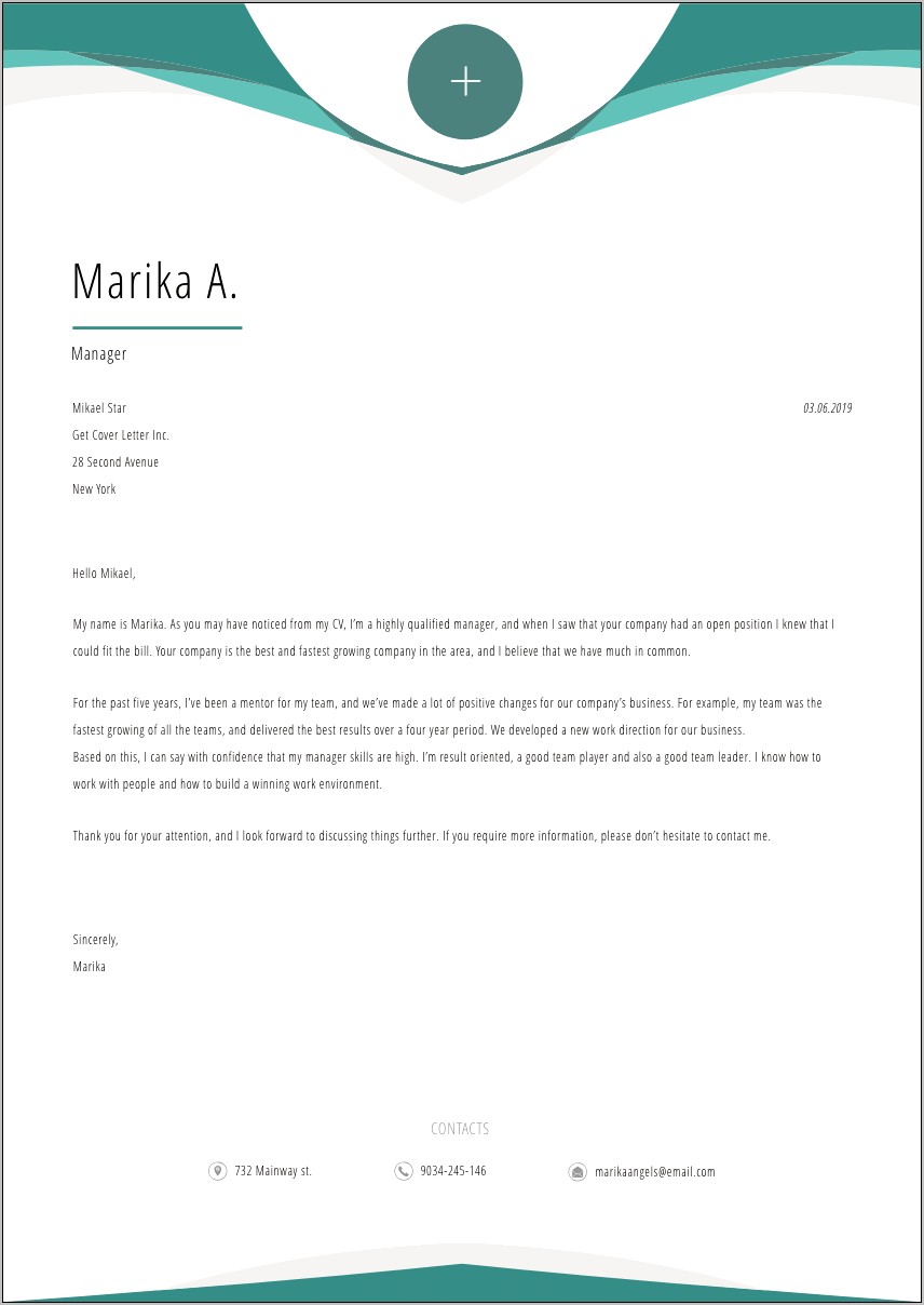 Career Coaching Cover Letter Example For Resume