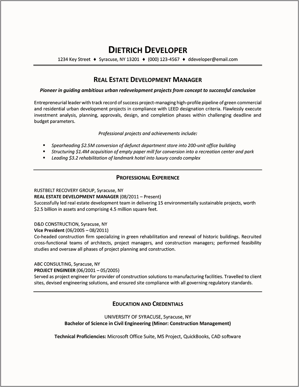 Career Highlights Qualifications For Resume Examples