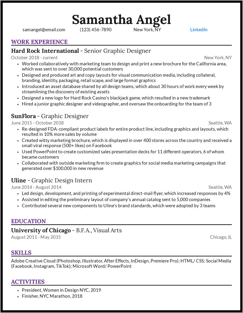 Career Objective For Resume Graphic Designer