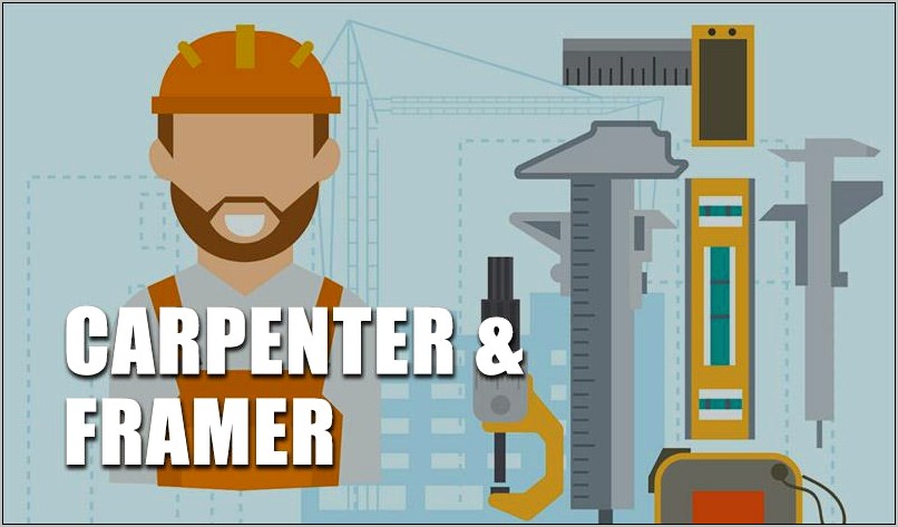 Carpenter Apprentice Job Description For Resume