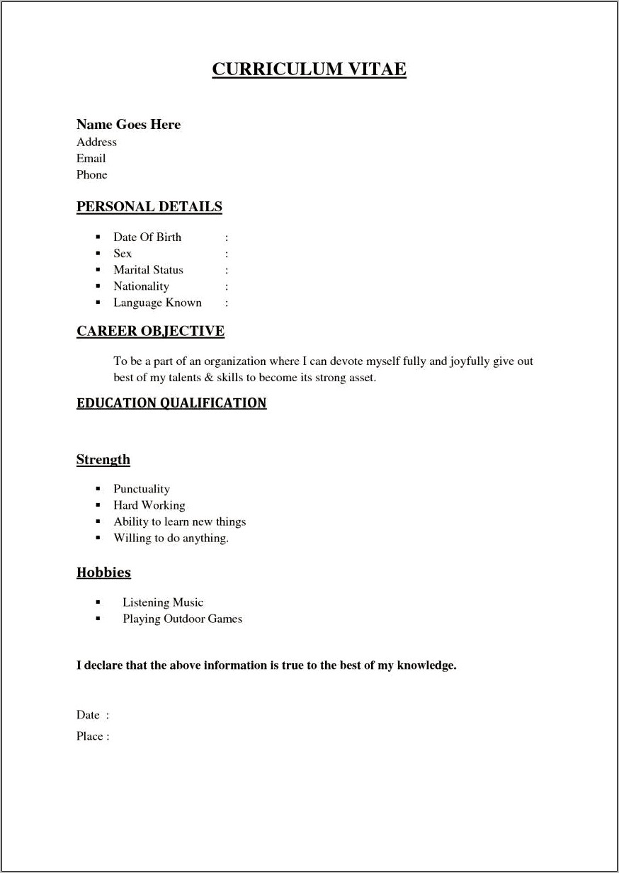 Cell Tower Technician Resume Example Pdf