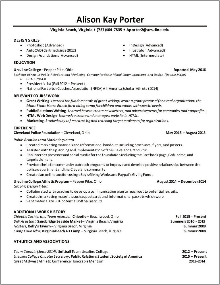 Chipotle Cashier Job Description For Resume