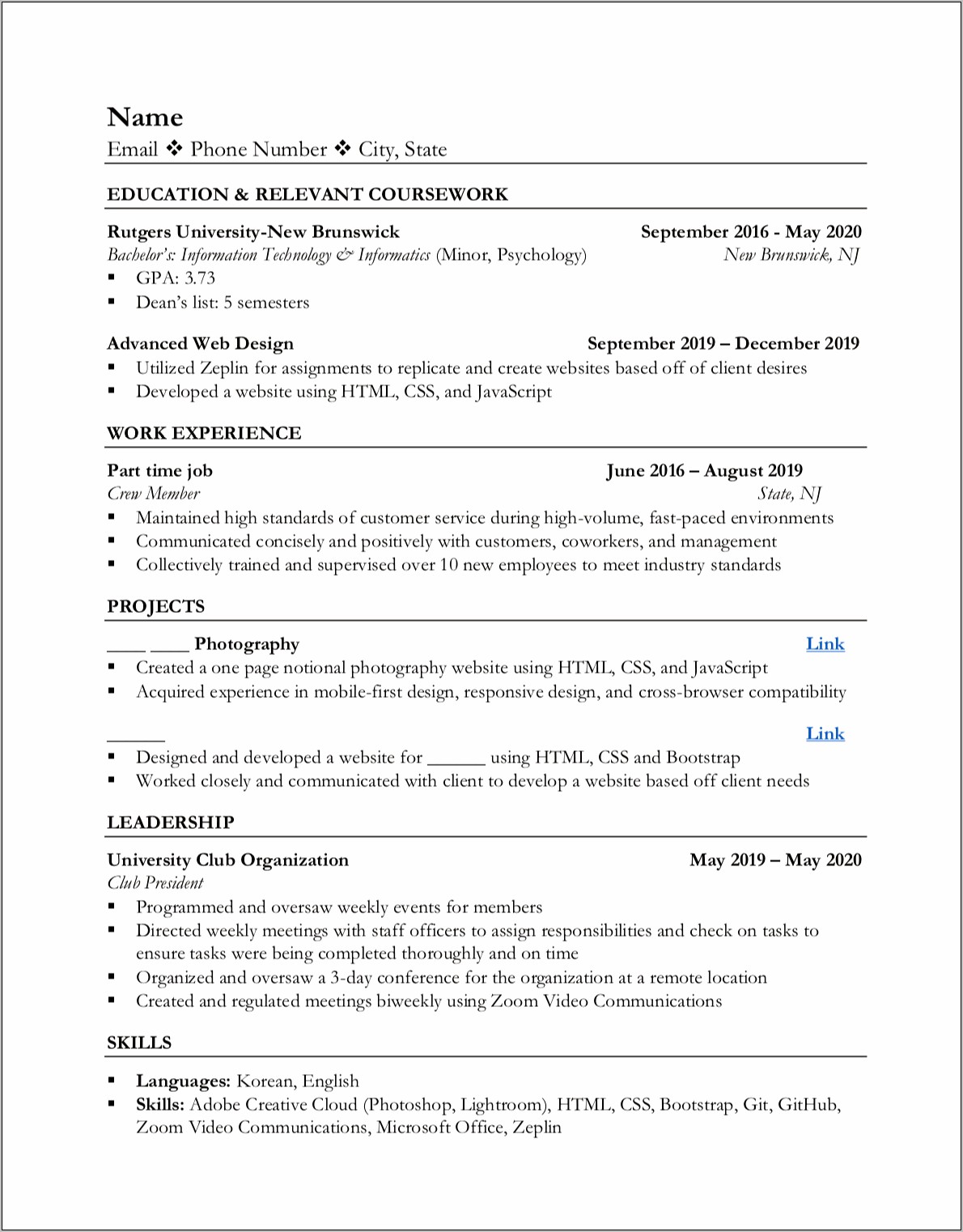 Chrome Extension To Learn Work History For Resumes