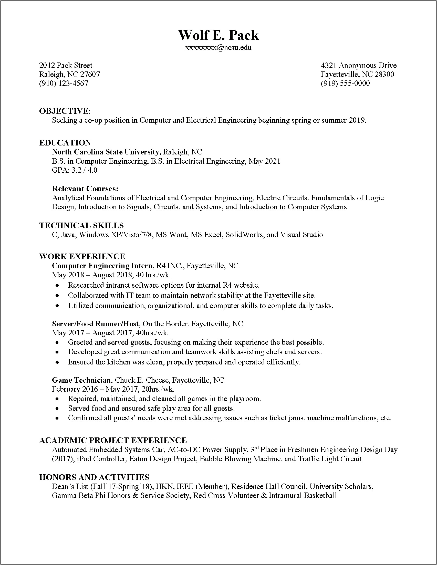 Chuck E Cheese Job Description Resume