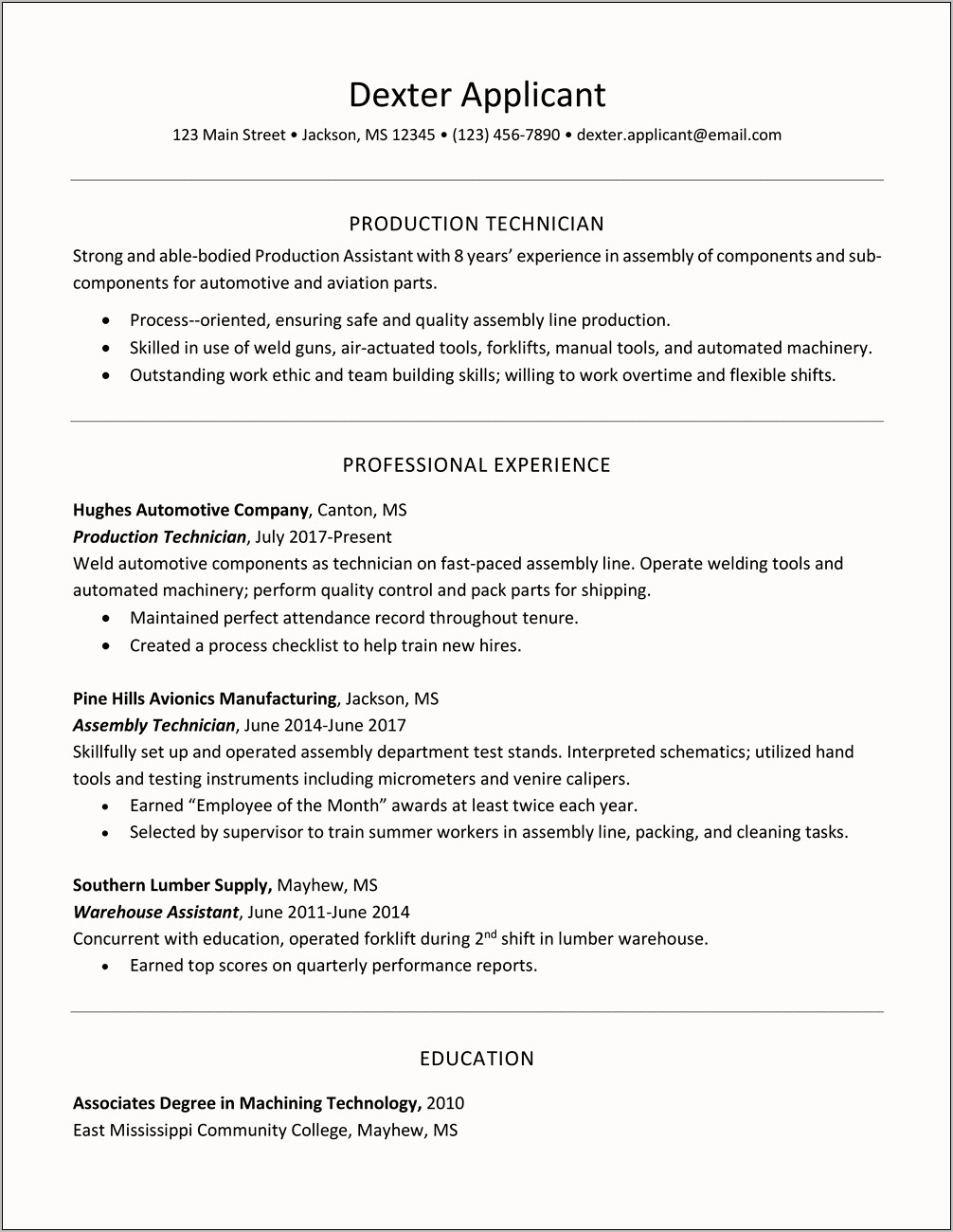 Clean Up Work History For Resume