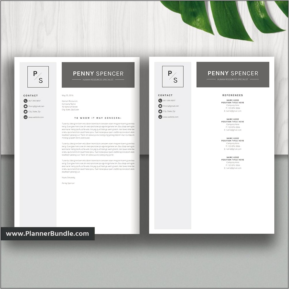 College Student Resume Cover Letter Template