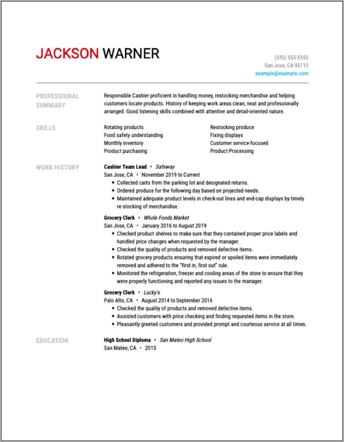 Combination Personal Summary Resume Examples Public Emergency