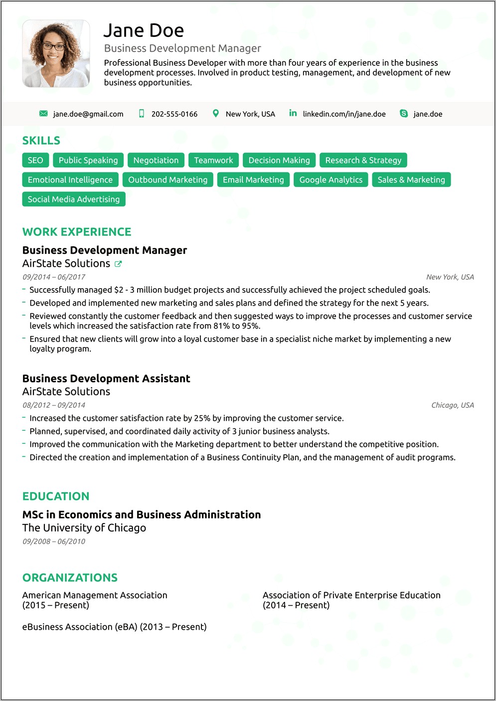 Completely Free Resume Templates No Account