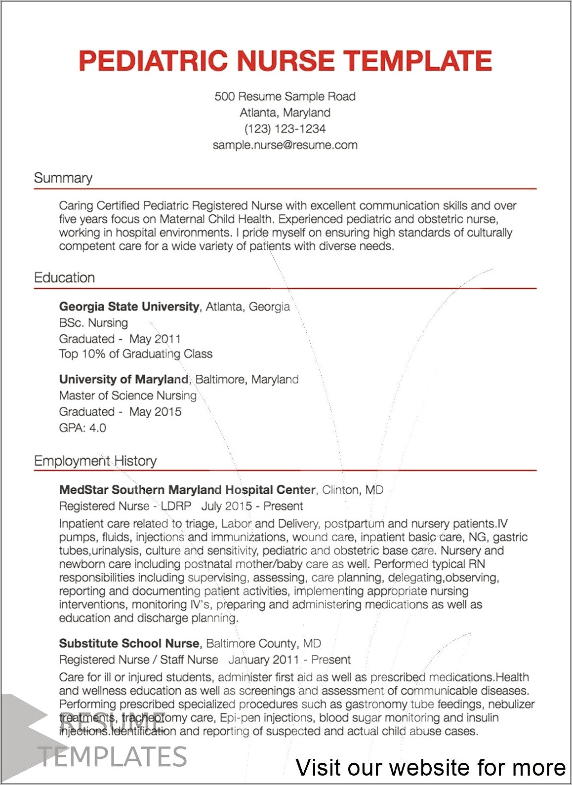 Copy Of A Resume For A Job