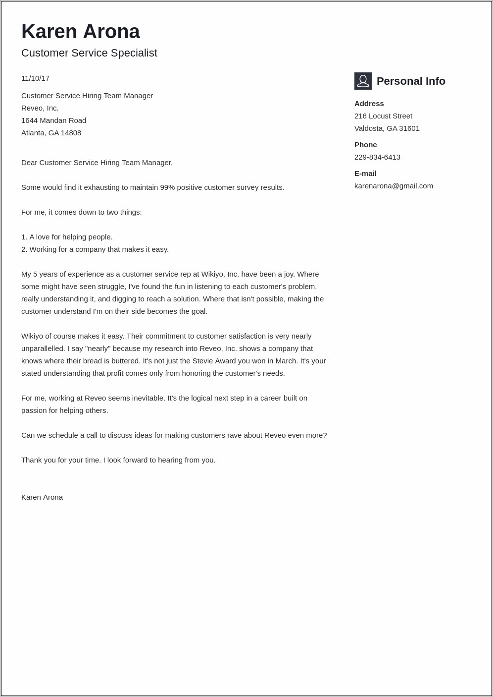 Cover Letter And Resume Same Heading