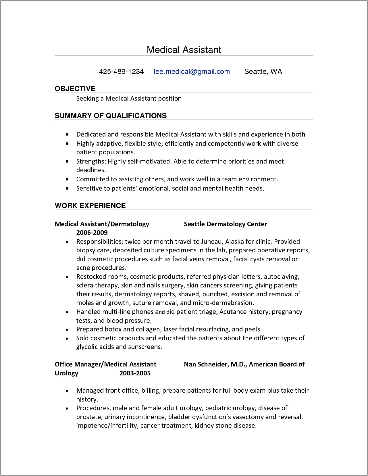 Cover Letter For Resume For Cma