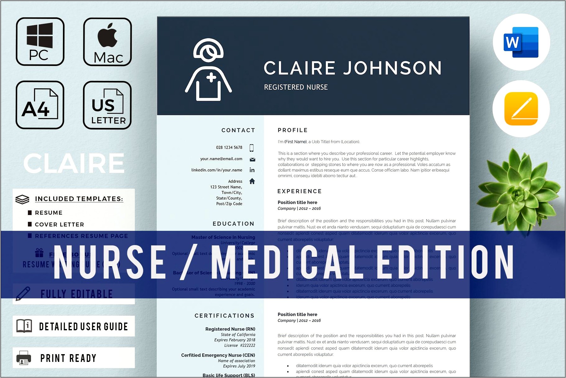 Cover Letter Format For Resume For Nurses