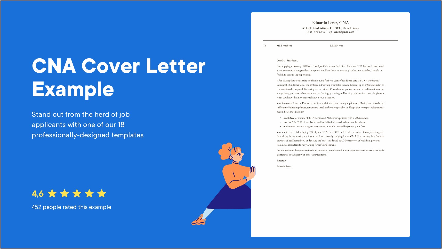 Cover Letter Sample For Cna Resume