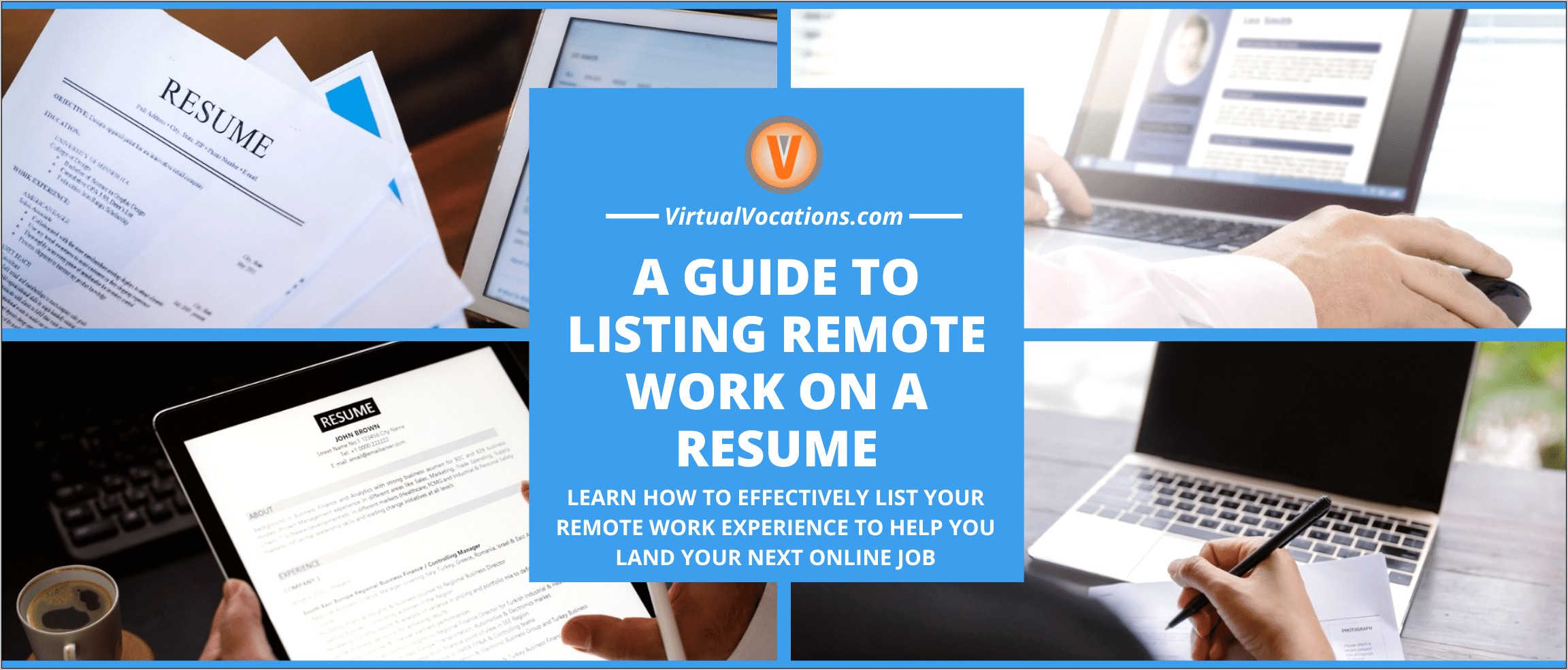 Create A Remote Resume To Work