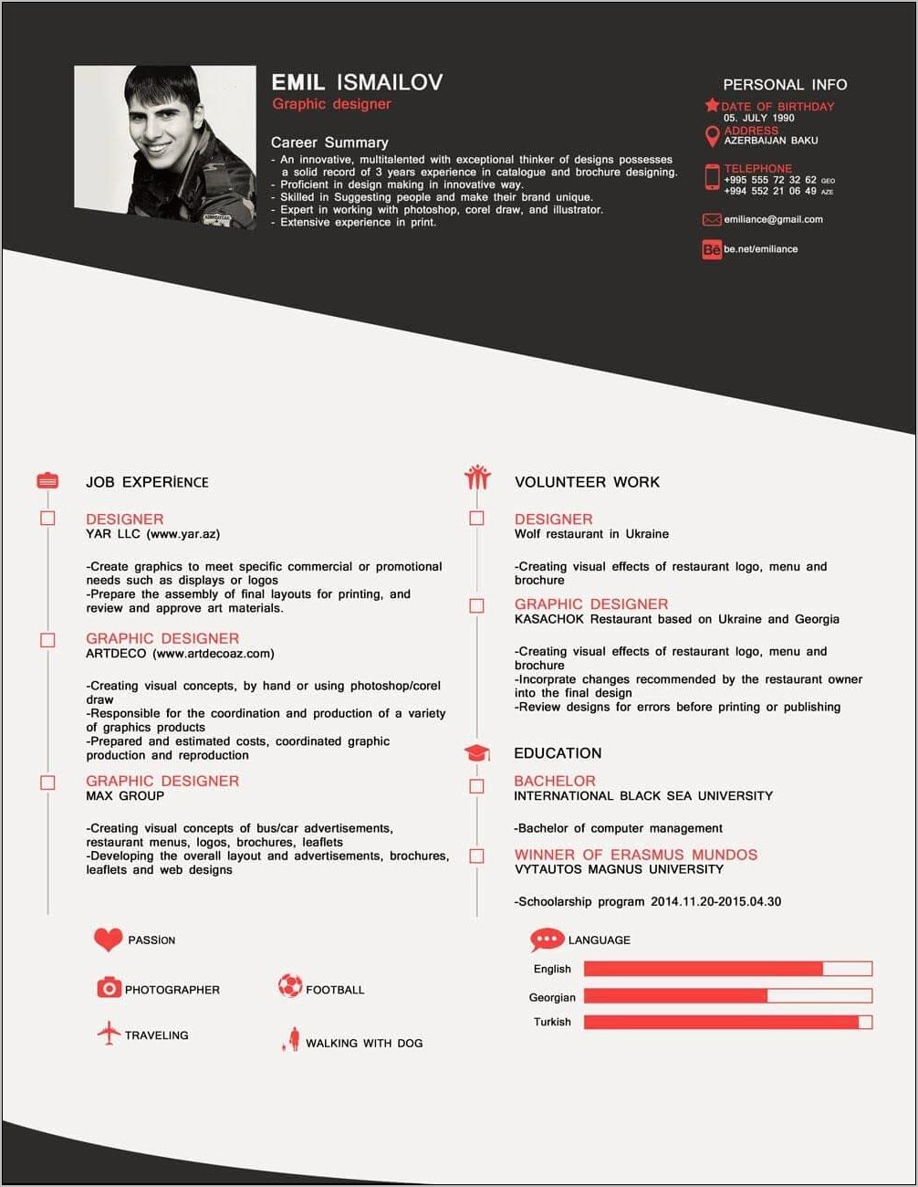 Create And Print Resume Online For Free