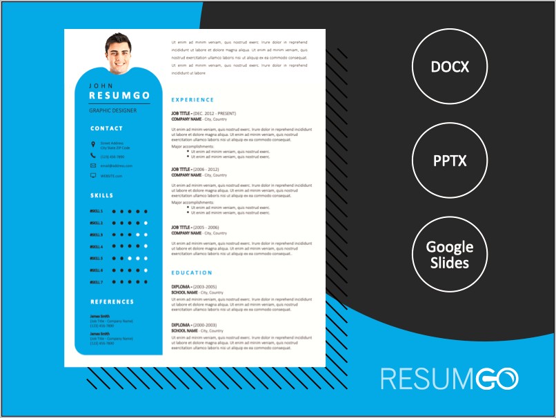 Create The Gray Sidebar Word Resume Settings