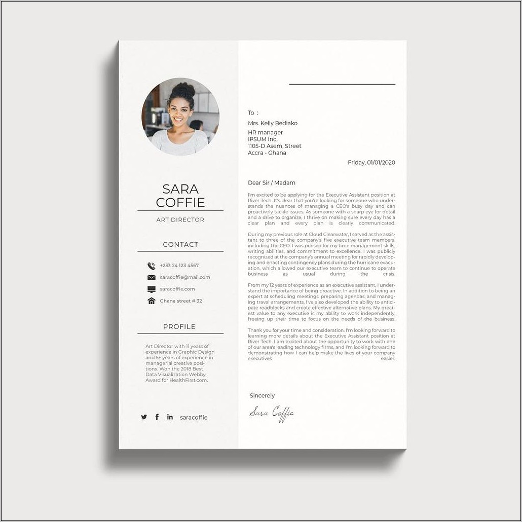 Creating A Cover Letter For Resume 2018