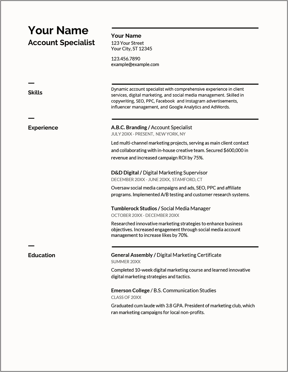 Creating A Resume Cover Letter In Google Docs