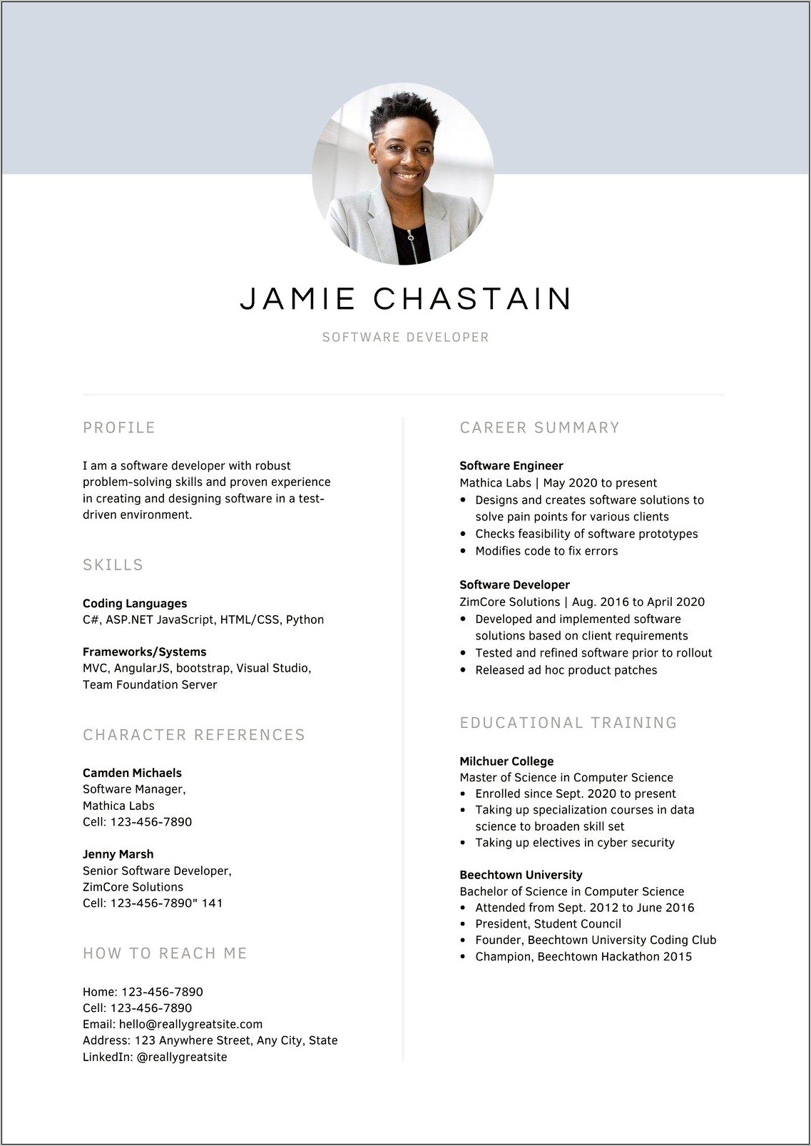 Creating A Resume For Blue Collar Work