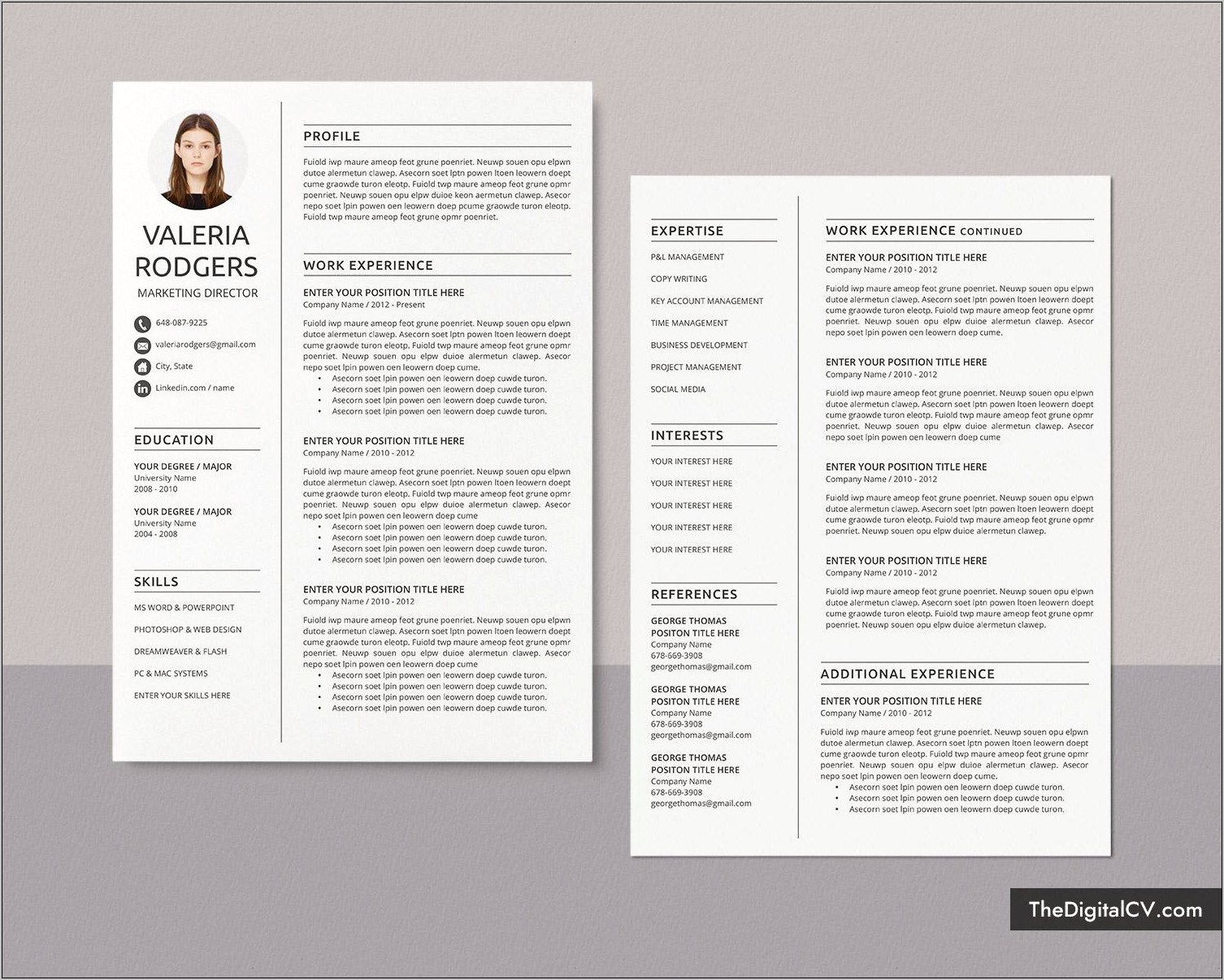 Creative Easy To Use Resume Templates