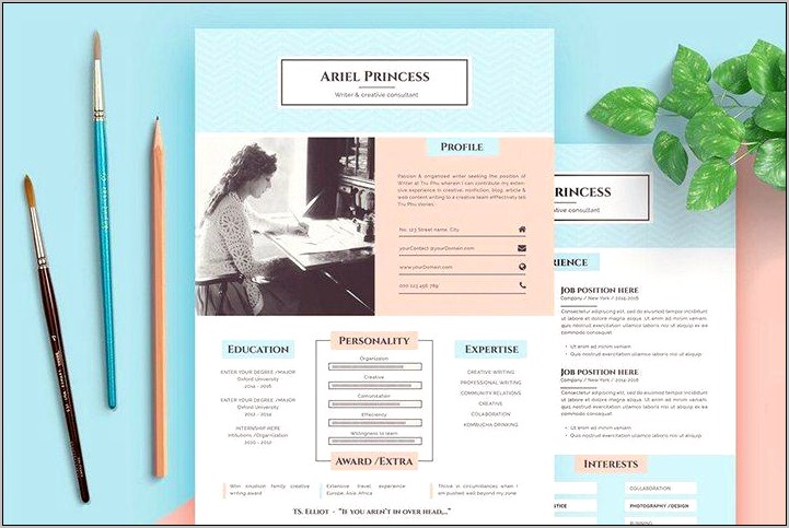 Creative Recruiter Resume Design Templates Iwork Pages Free