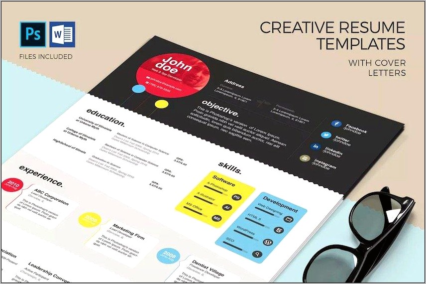 Creative Resume Design Templates Free Download