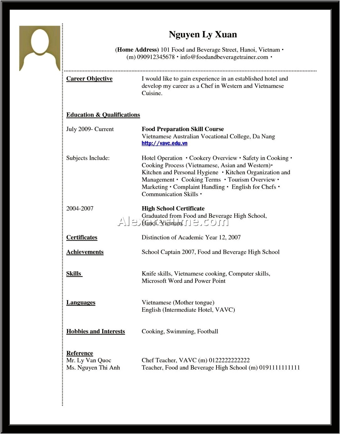 Creative Resume For School Administrative Assistant