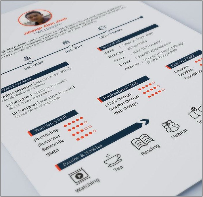 Creative Resume Templates For Graphic Designer Free Download