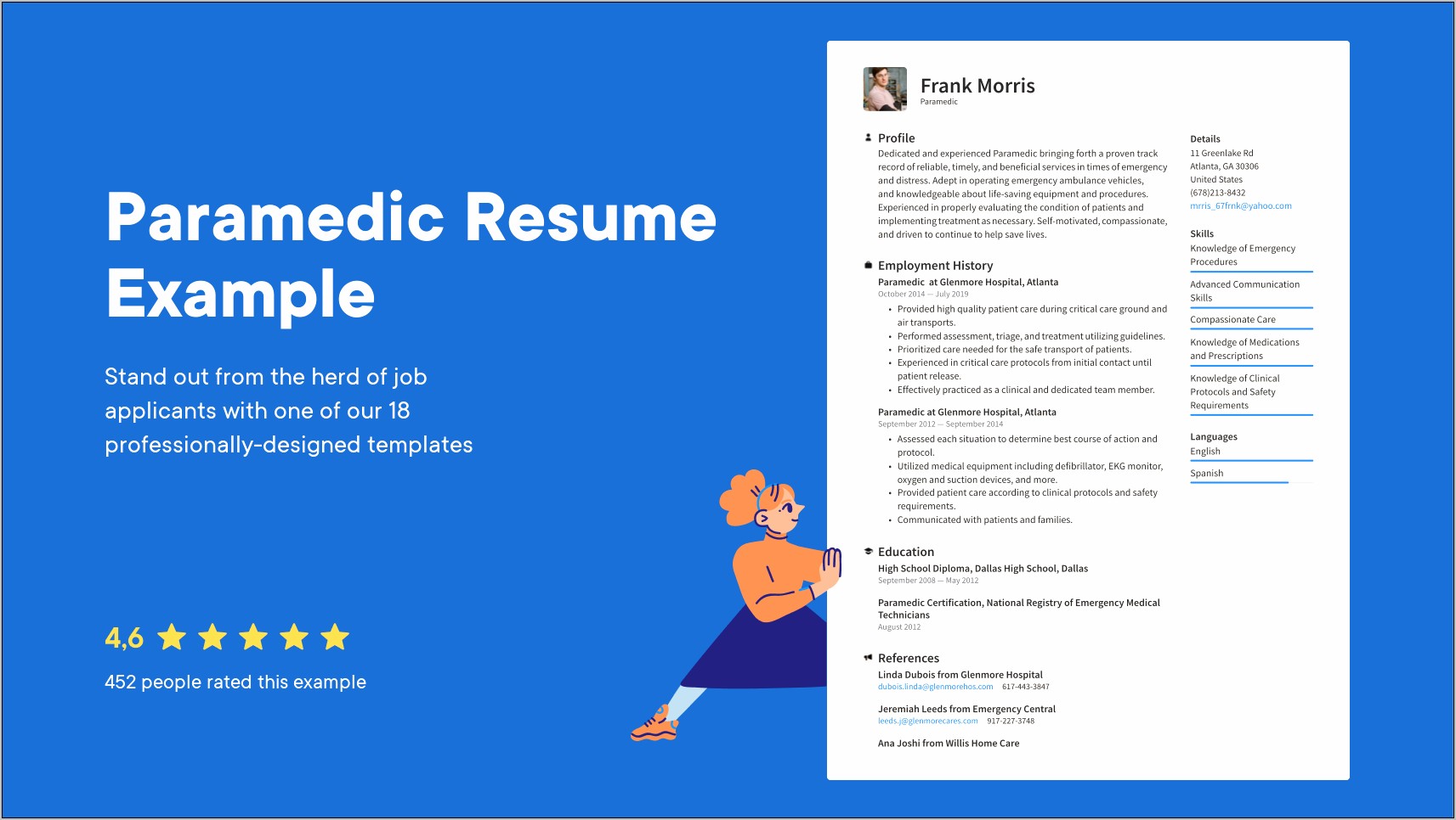 Critical Care Paramedic Job Description For Resume